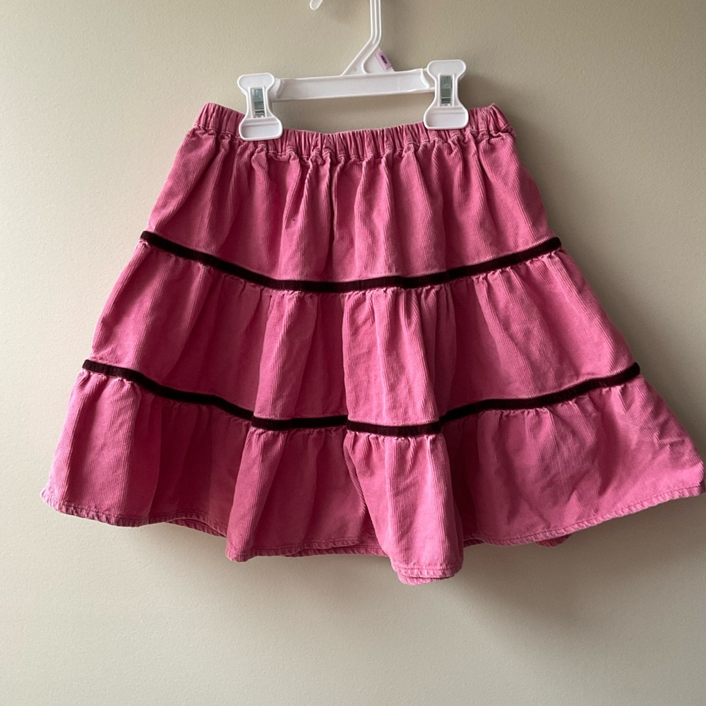 Boden Pink Corduroy Skirt